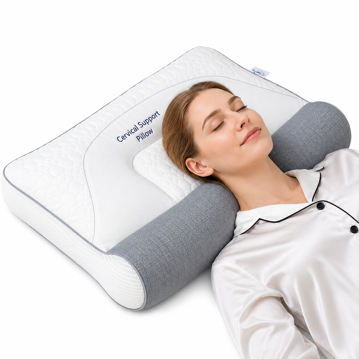 Ergonomic Cervical Neck Support Pillow