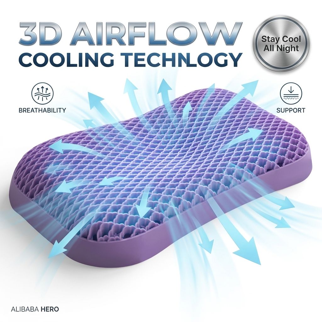 Cooling TPE Cervical Support Pillow