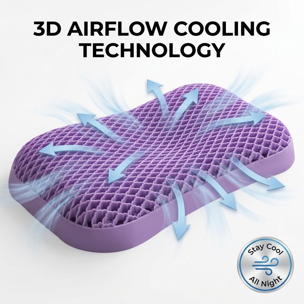 Cooling TPE Cervical Support Pillow