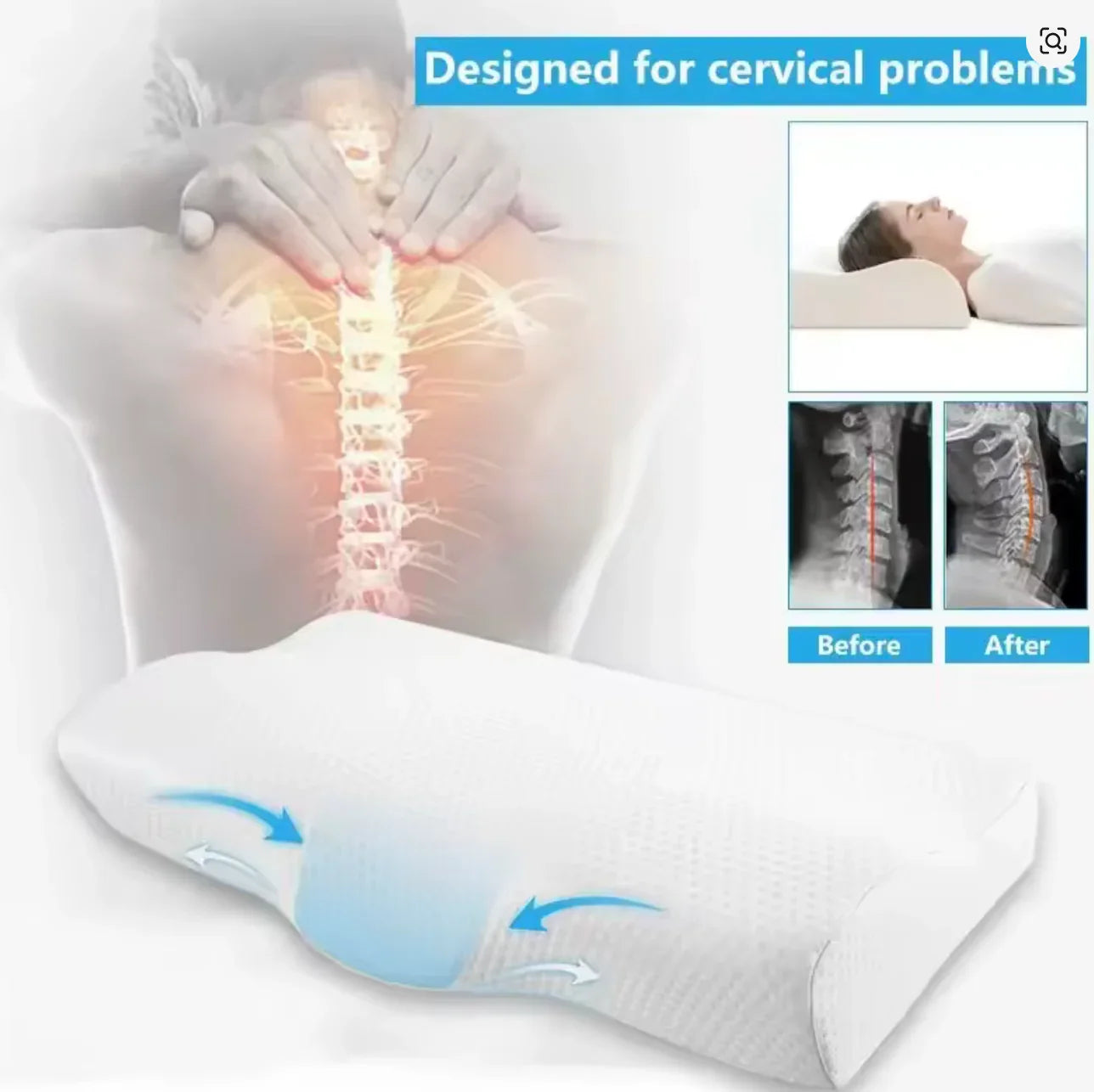 Dr Faz Butterfly Cervical Pillow